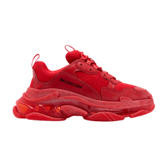 Balenciaga Triple S Sneaker Clear Sole - Red