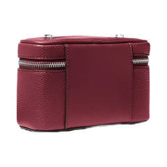 Michael Kors Vivi Small Vanity Crossbody Bag Maroon