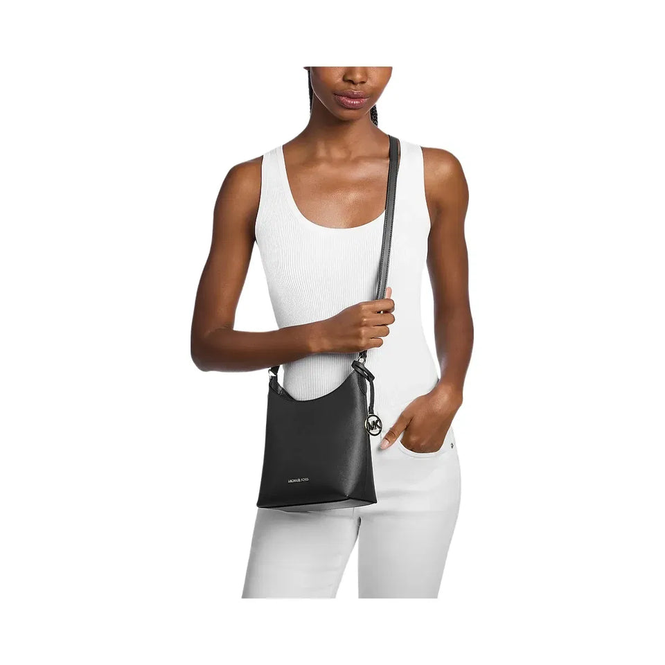 Michael Kors Maya Small Signature Logo Crossbody Bag Black