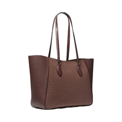 Michael Kors Jet Set Travel Large Signature Logo 3-in-1 Tote Bag Nutmeg