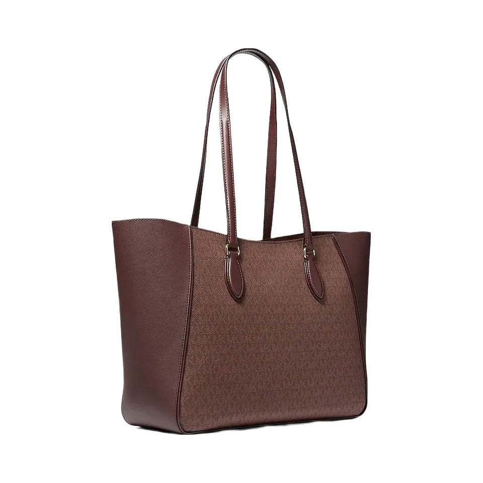 Michael Kors Jet Set Travel Large Signature Logo 3-in-1 Tote Bag Nutmeg