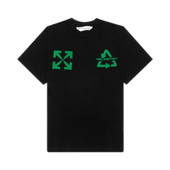 Off-White Universal Key Shorts-Sleeve Over T-Shirt Black/Mint
