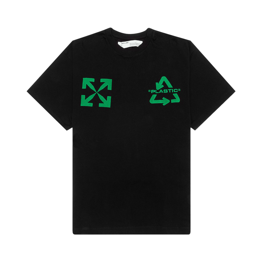 Off-White Universal Key Shorts-Sleeve Over T-Shirt Black/Mint