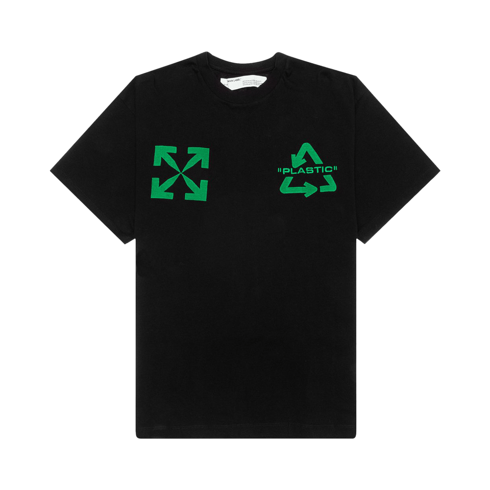 Off-White Universal Key Shorts-Sleeve Over T-Shirt Black/Mint