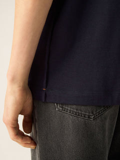 Zegna Navy Blue Vellus Aureum T-Shirt
