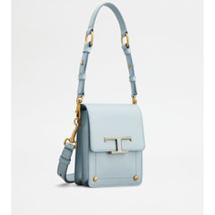 Tods T Timeless Bag In Leather Micro Blue