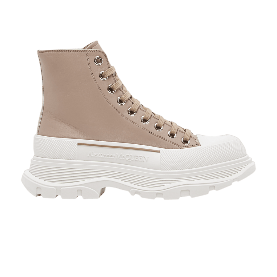 Alexander McQueen Wmns Tread Slick Boot 'Beige Leather'
