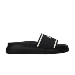 Alexander McQueen Wmns Oversized Hybrid Signature Slide 'Black White'