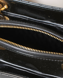Dior Lady Dior Medium In Black