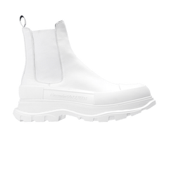 Alexander McQueen Tread Slick Chelsea Boot Triple White