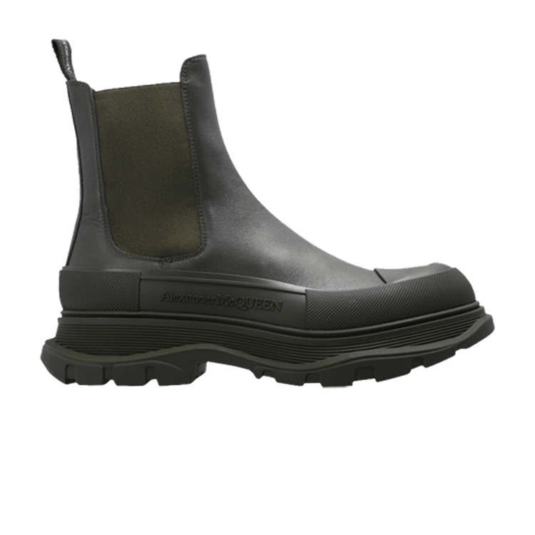 Alexander McQueen Tread Slick Boots Khaki