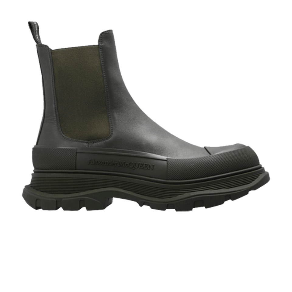 Alexander McQueen Tread Slick Boots Khaki