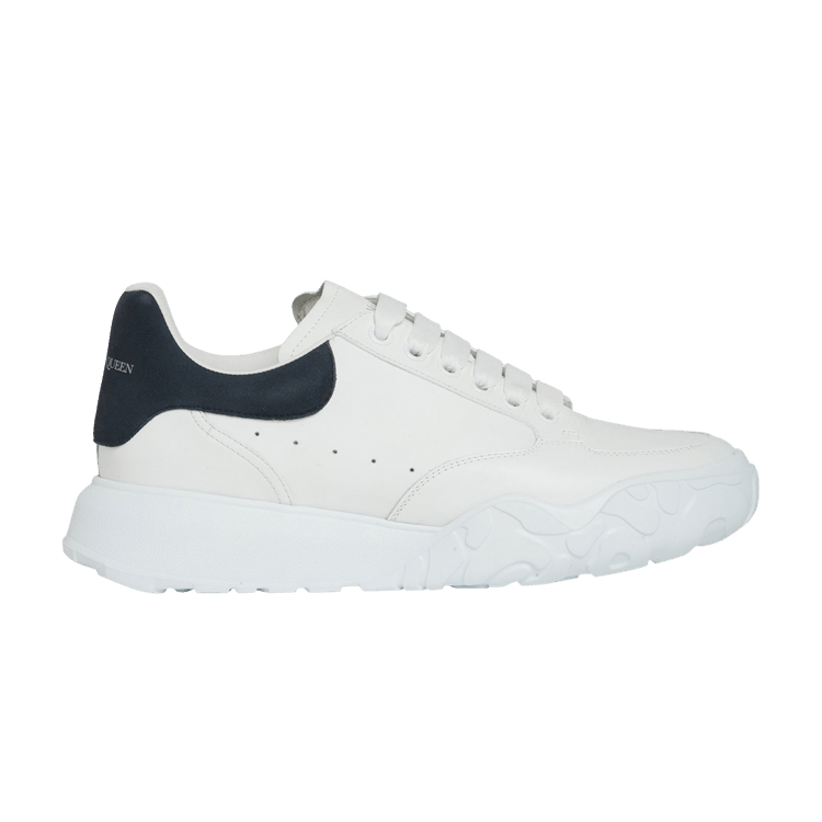 Alexander McQueen Oversized Court Trainer White Midnight Navy