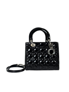 Dior Lady Dior Medium Bag in Black