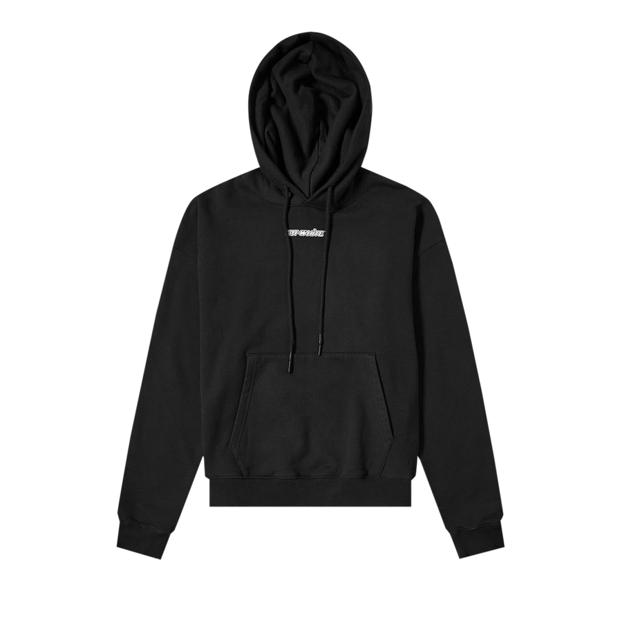 Off-White Marker Over Hoodie Black/Blue