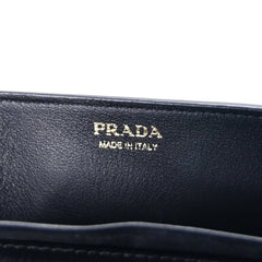 Prada Vitello Move Mini Crossbody Bag Black Black
