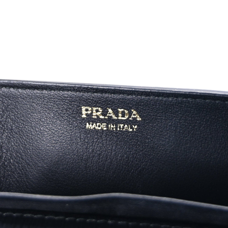 Prada Vitello Move Mini Crossbody Bag Black Black