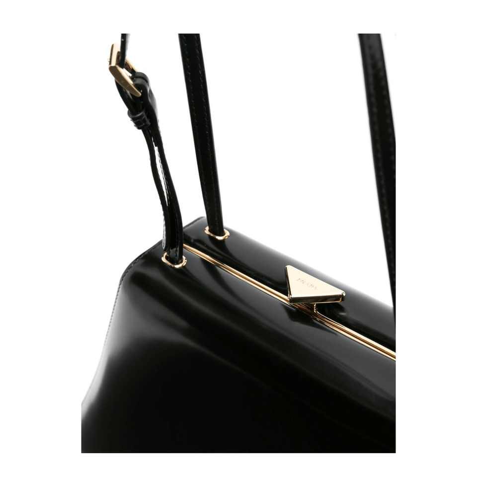 Prada Calfskin Tote - Black