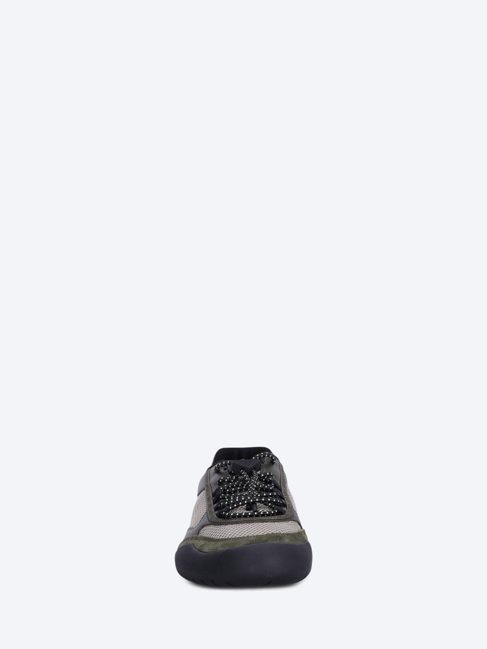 Prada Speedrock leather and mesh fabric sneakers