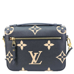 LOUIS VUITTON Metis Pochette Empreinte Leather Crossbody Bag Bicolor
