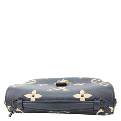 LOUIS VUITTON Metis Pochette Empreinte Leather Crossbody Bag Bicolor