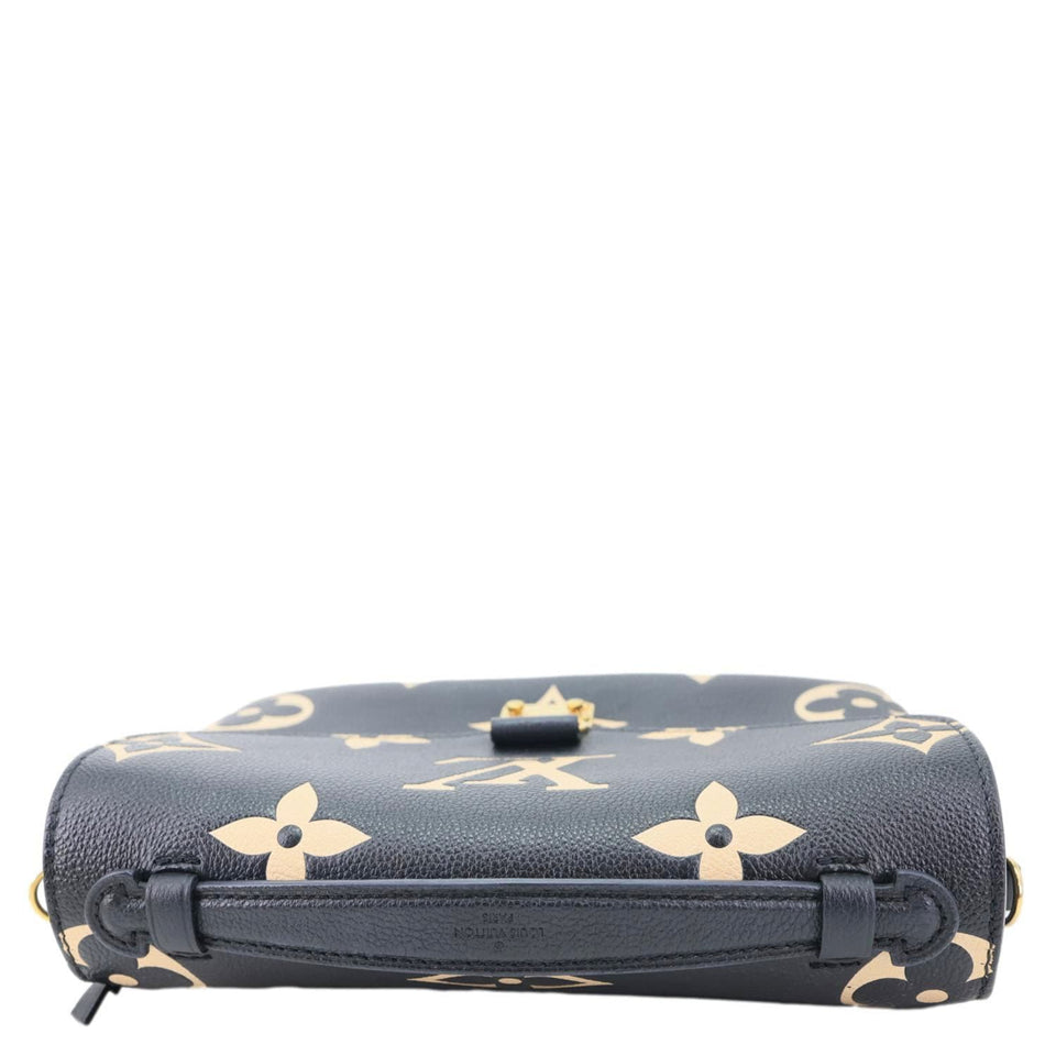LOUIS VUITTON Metis Pochette Empreinte Leather Crossbody Bag Bicolor