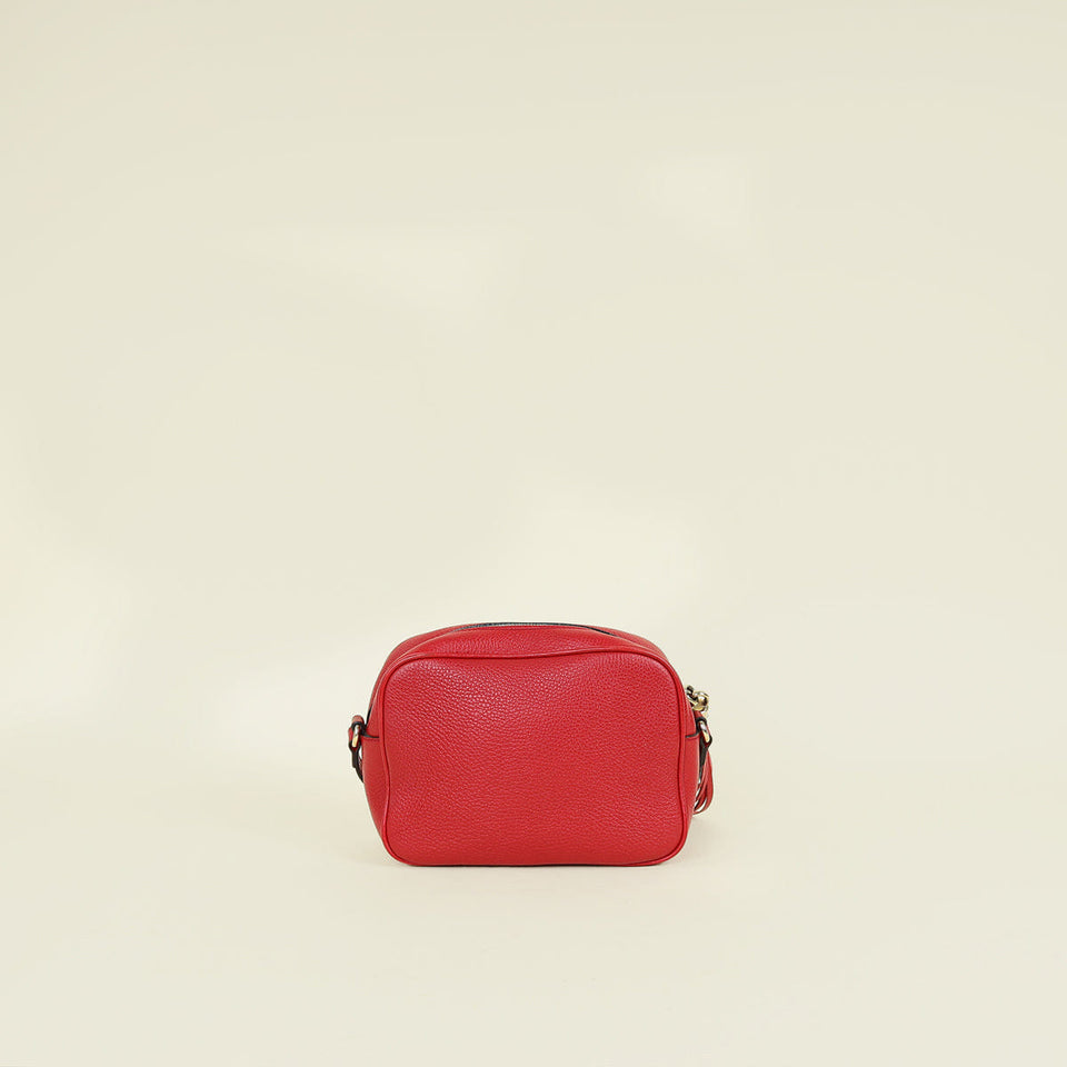 Gucci Red Soho Disco Small Camera Bag