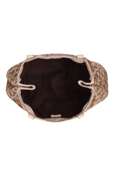 Gucci Gg Monogram Canvas New Lady Web Shoulder Bag