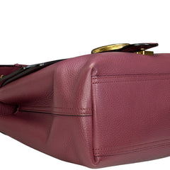 Gucci GG Marmont Shoulder Bag Pink Pebbled Leather