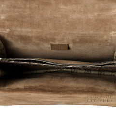 Gucci Beige/Brown GG Supreme Medium Dionysus Bee Bag