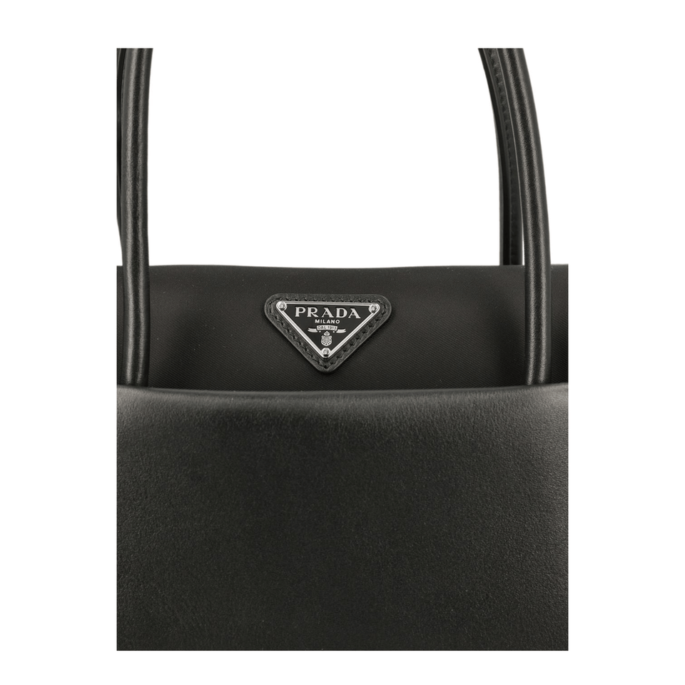 Prada Calf Leather Handbag - Black