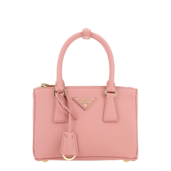 Prada Galleria Mini Saffiano Leather Handbag - Petal Pink