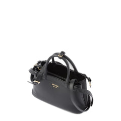Prada Small Calfskin Handbag - Black