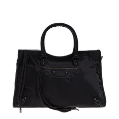 Balenciaga Le City Large Nylon & Polyester Tote - Black