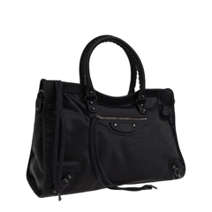 Balenciaga Le City Large Nylon & Polyester Tote - Black