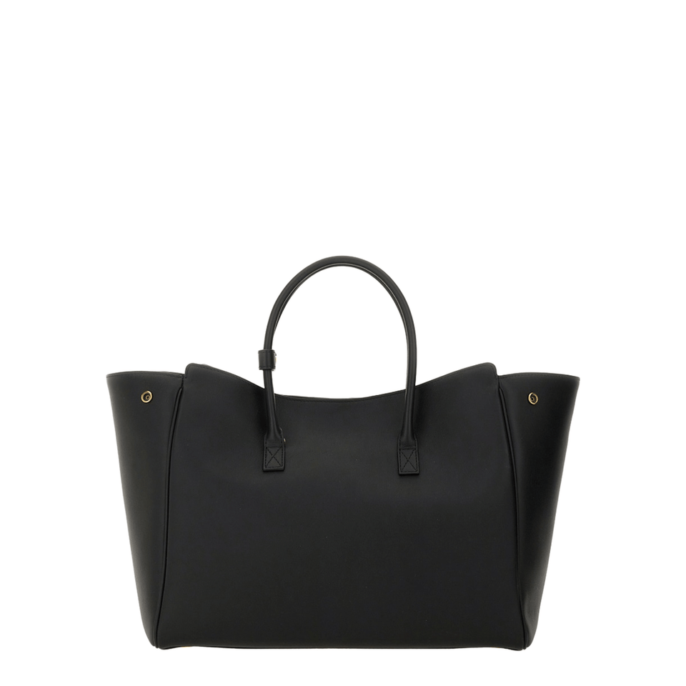 Balenciaga Carry All Hampton Small Calf Leather Tote - Black