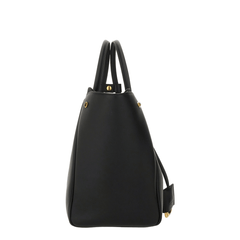 Balenciaga Carry All Hampton Small Calf Leather Tote - Black