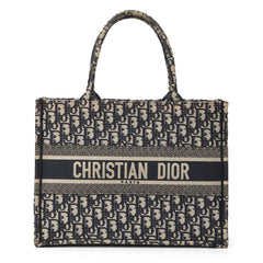 Christian Dior Oblique Jacquard Medium Book Tote