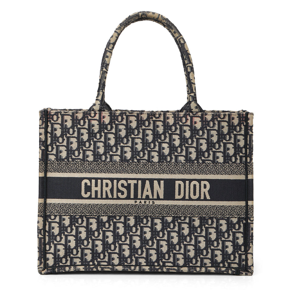 Christian Dior Oblique Jacquard Medium Book Tote