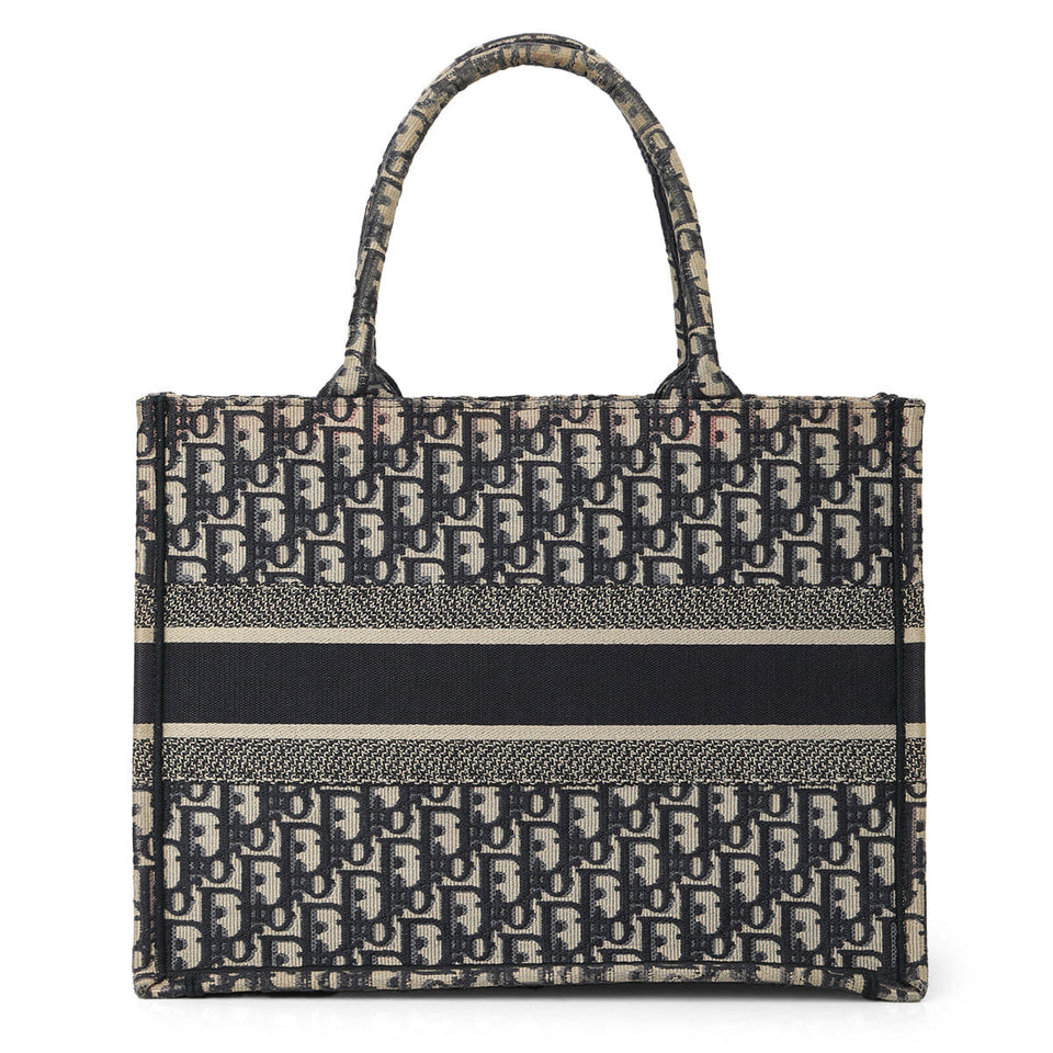 Christian Dior Oblique Jacquard Medium Book Tote