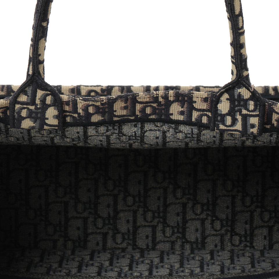 Christian Dior Oblique Jacquard Medium Book Tote