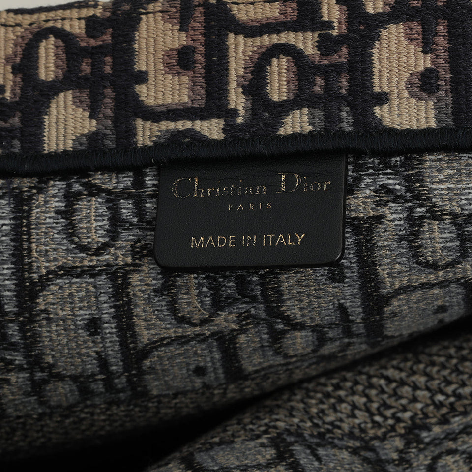 Christian Dior Oblique Jacquard Medium Book Tote