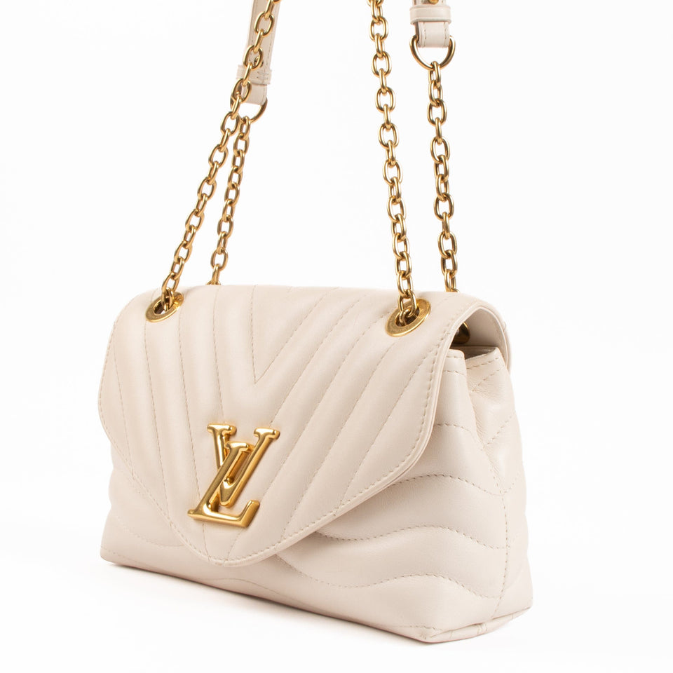 Louis Vuitton White New Wave Chain Bag