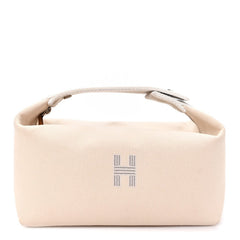 Hermes Canvas Small Bride - A - Brac Pouch Natural
