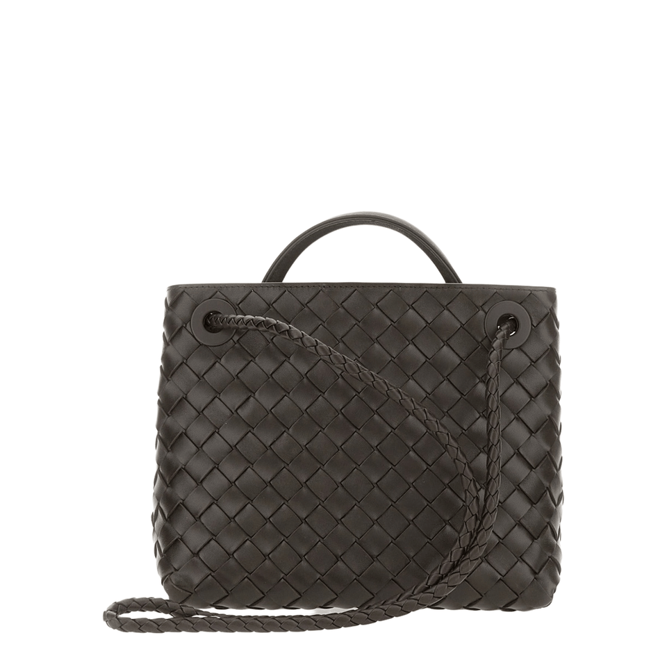 Bottega Veneta Andiamo Small Lambskin Handbag - Fondant