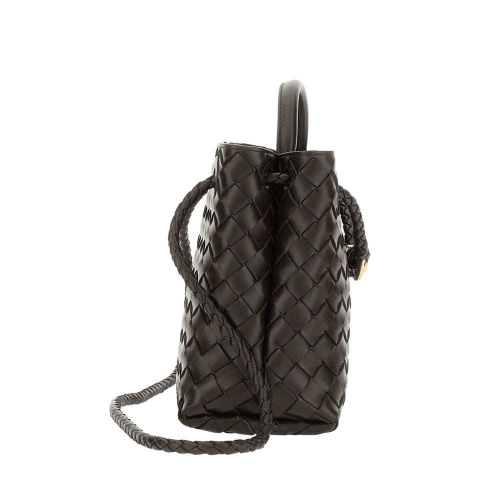 Bottega Veneta Andiamo Small Lambskin Handbag - Fondant