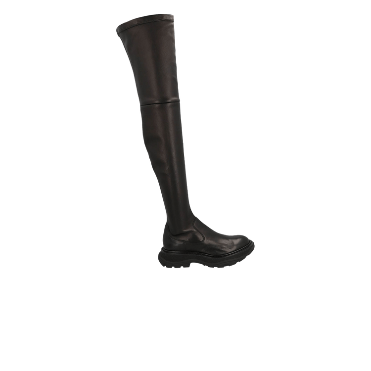 Alexander McQueen Wmns Tread Slick Tall Boot 'Black'