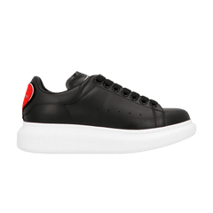 Alexander McQueen Wmns Oversized Sneaker 'Heart - Black Red'