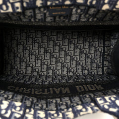 Christian Dior Oblique Medium Book Tote Blue Multicolor
