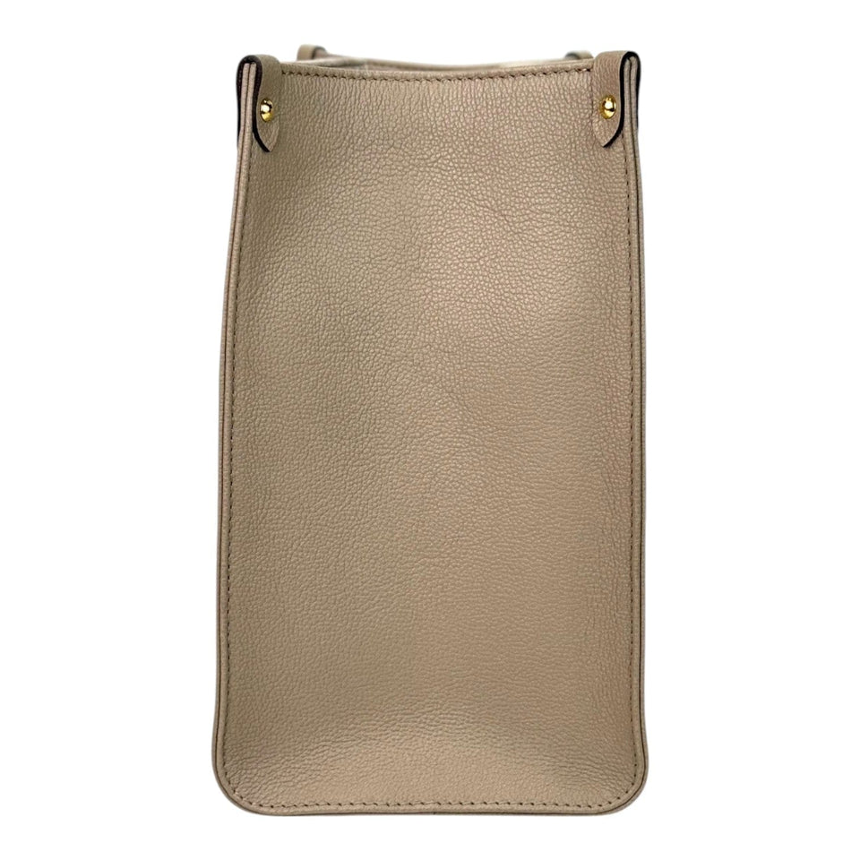 Louis Vuitton On The Go Beige/Cream MM Bag